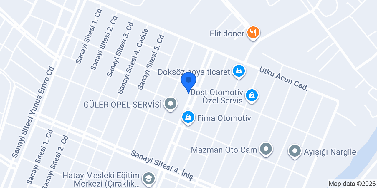 Baysan Metal ve Plastik konumu