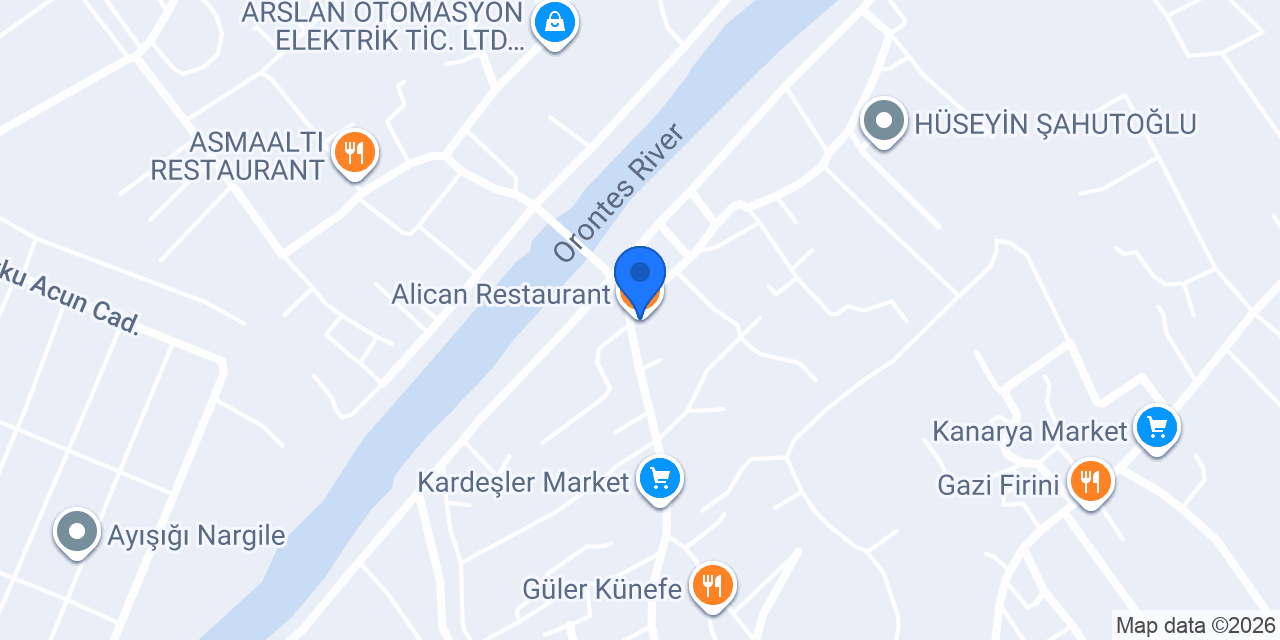 Alican Restaurant konumu