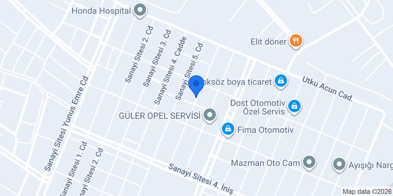 ETKİLİ RENAULT ÖZEL SERVİS konumu