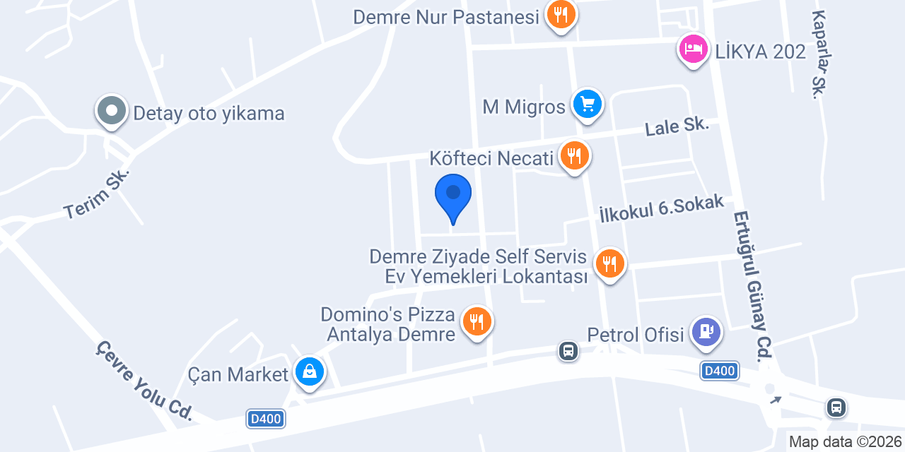 MD Lazer Epilasyon Merkezi konumu