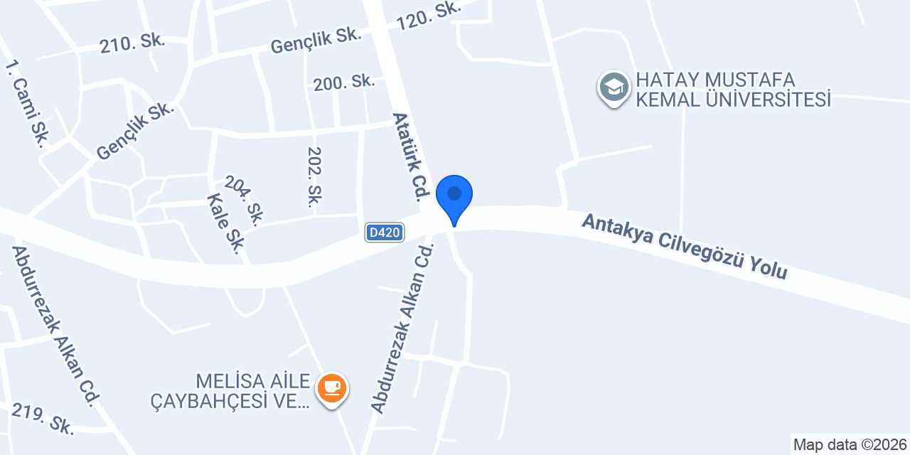 Meşhur Antakya Lezzetleri konumu