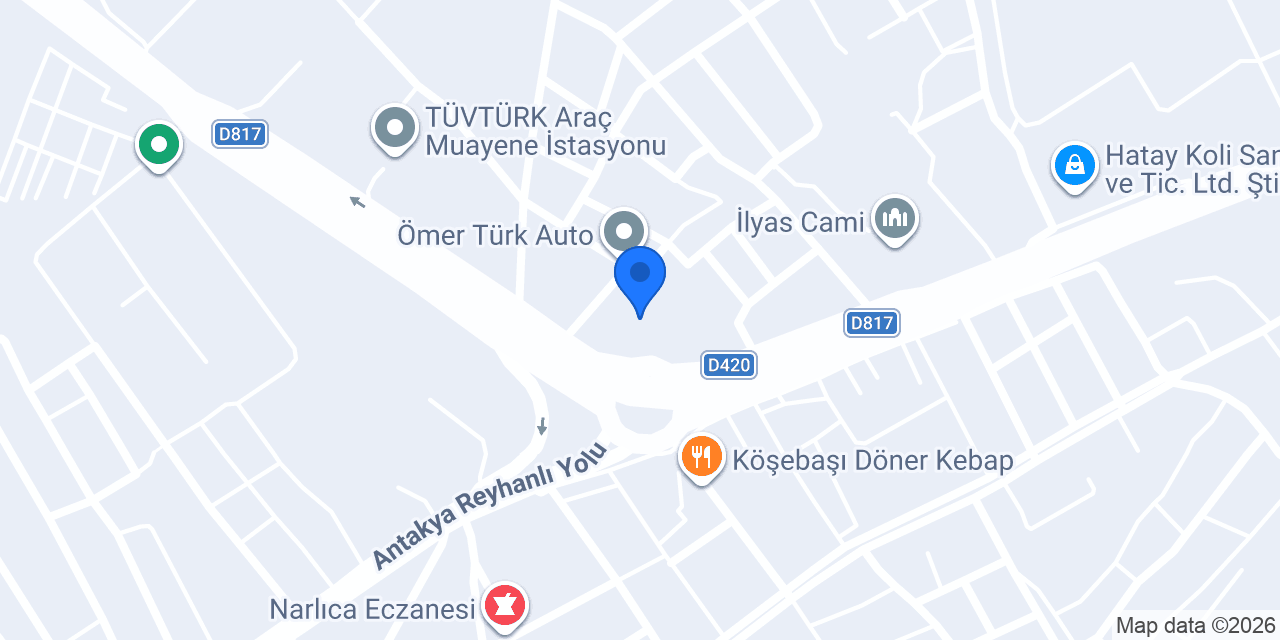 Hatay vip oto dizayn konumu