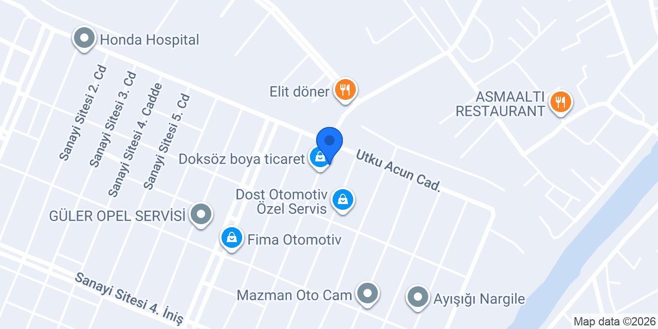 Çolakoğlu Oto Elektrik konumu