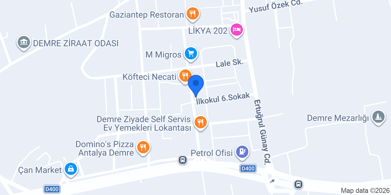 Çetinkaya Eczanesi konumu