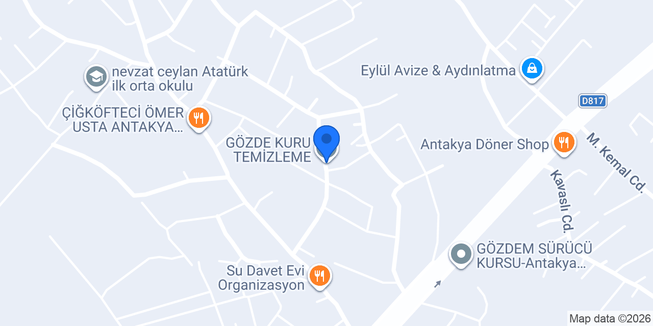 GÖZDE KURU TEMİZLEME konumu