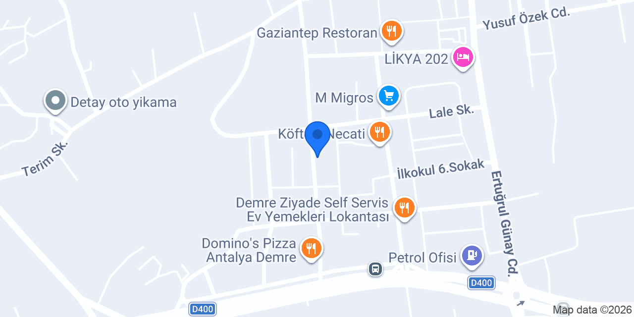 Nur Çiçekçilik konumu