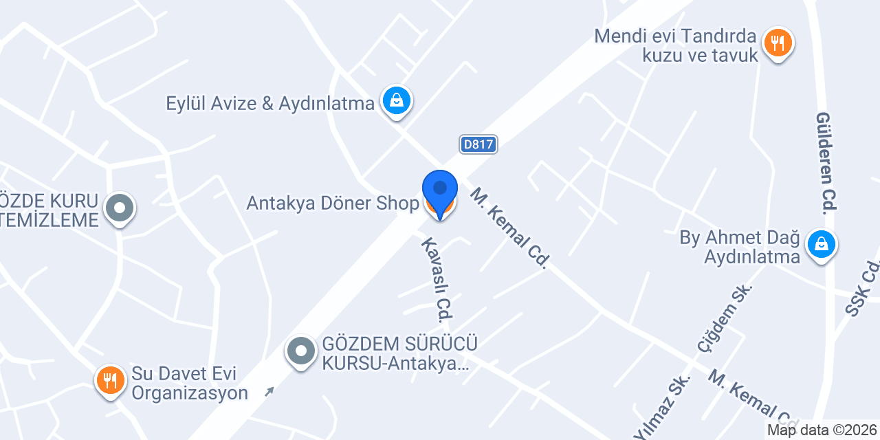 Antakya Döner Shop konumu