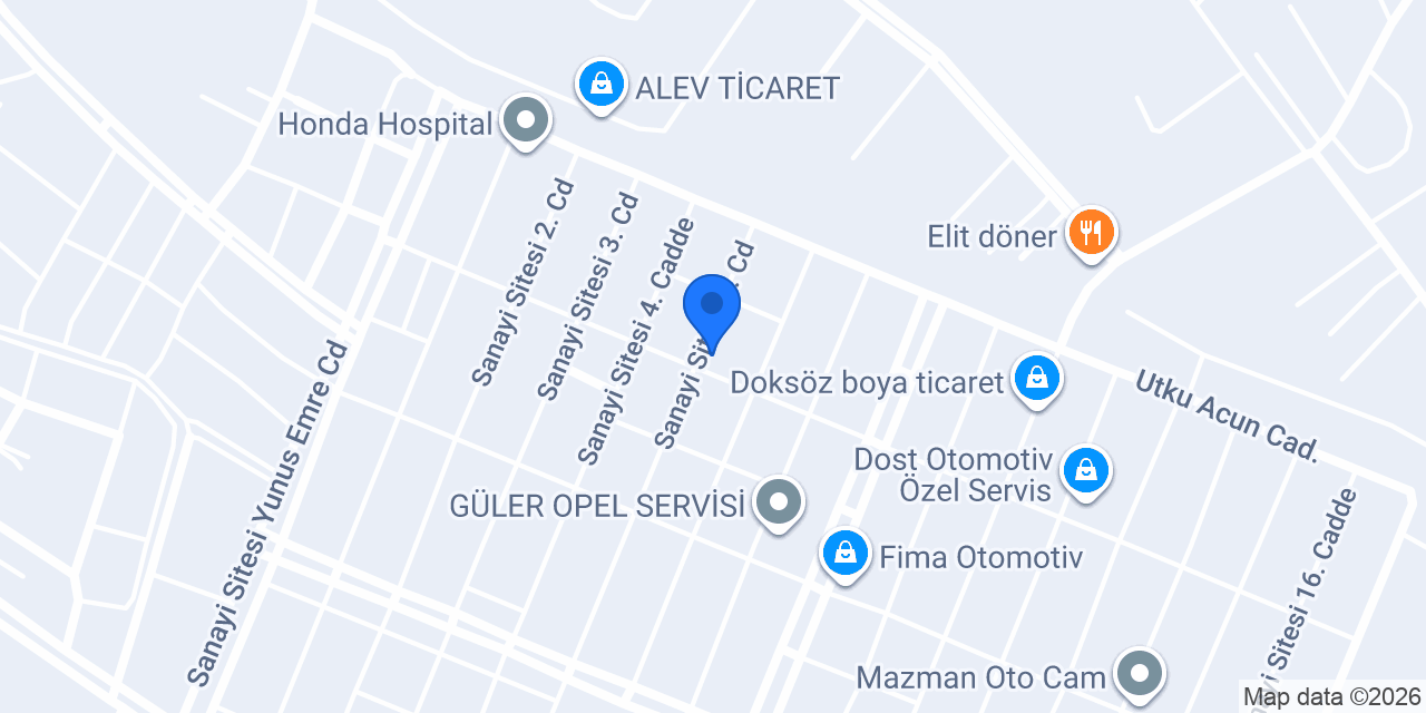 Capella Otomotiv konumu