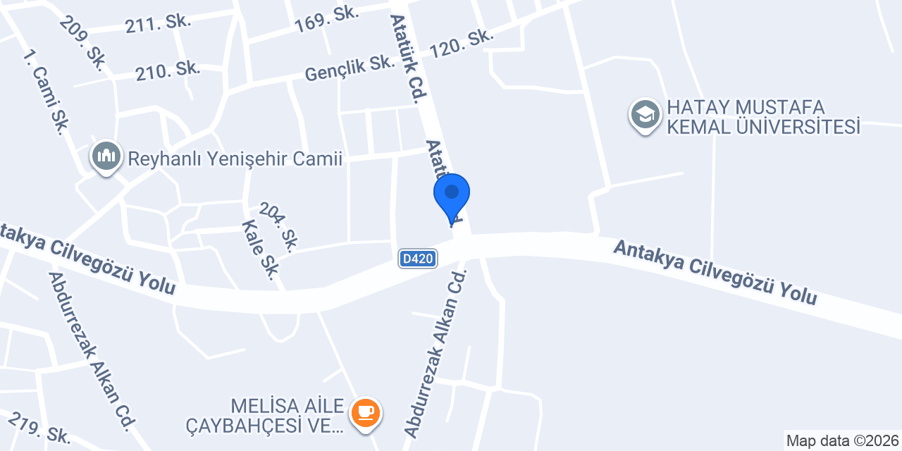 Ocakbaşı Et Dünyası (kebap salonu ) konumu