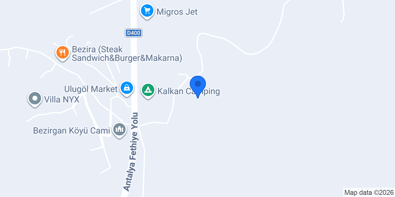 Villa Marin Kalkan konumu