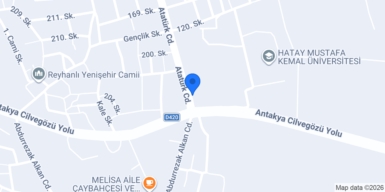 Reyhanlı Taksi Abbas konumu