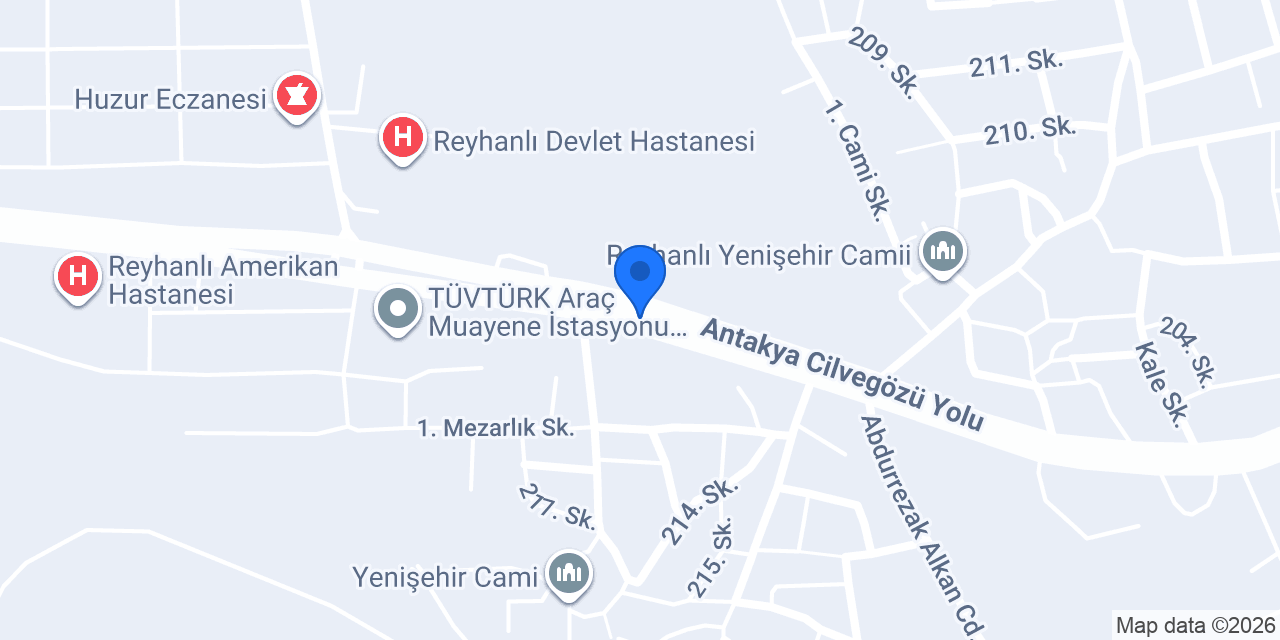 Nil Optik Reyhanlı konumu