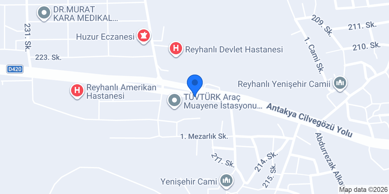 Emel Geçici Sağlık Tesisi konumu