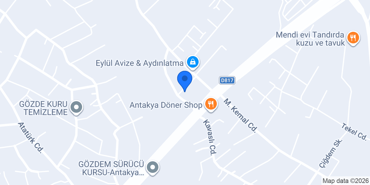 HATAY SİMPAK AMBALAJ konumu
