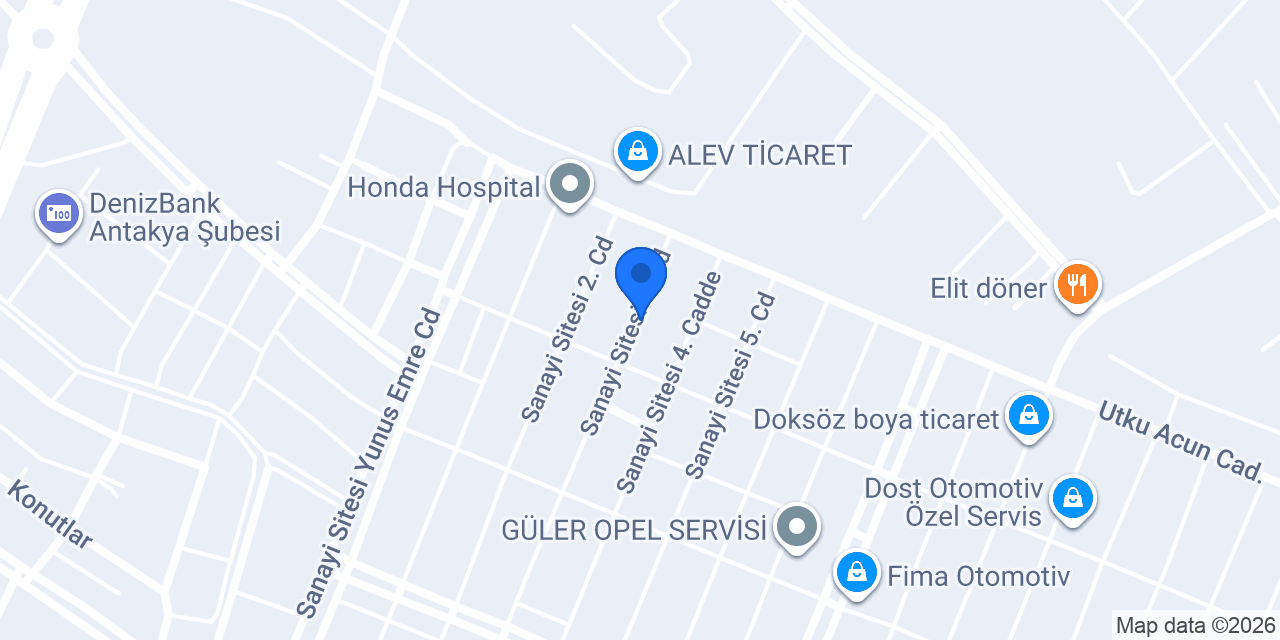 Umut Oto Bakım Ve Onarım Servisi konumu