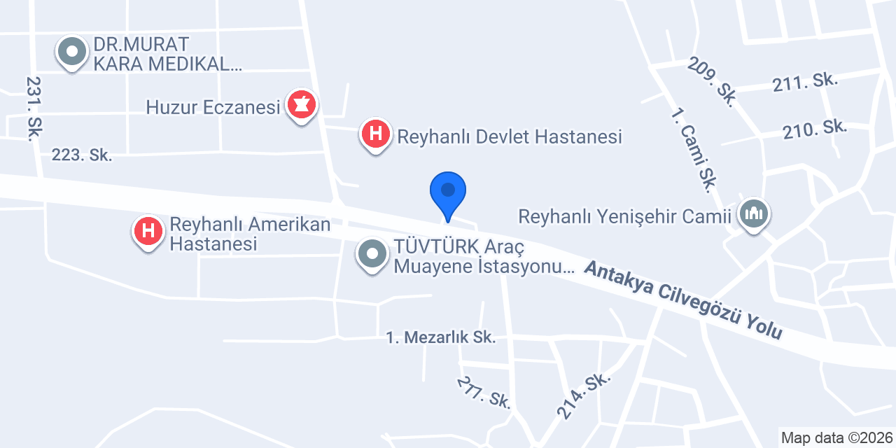 Reyhanlı Optik konumu