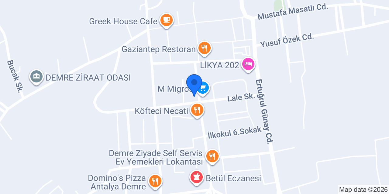 Demre optik konumu