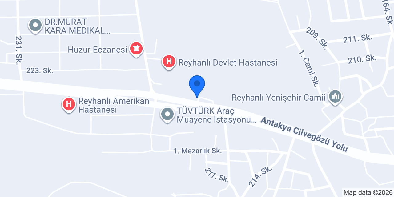 REYHANLI MEDİKAL konumu