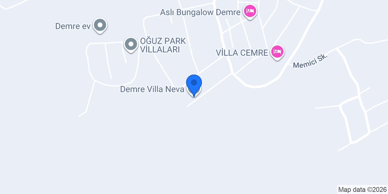 Demre Villa Neva konumu