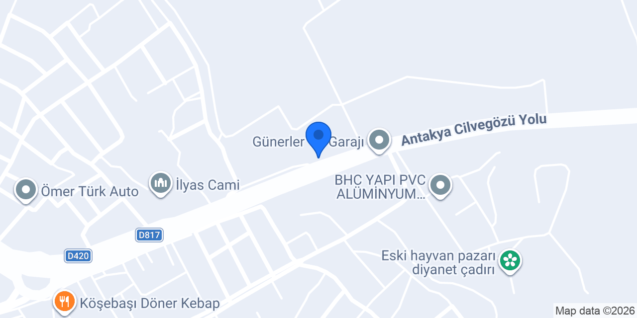 İTTİFAK TESVİYE TORNA KAYNAK İŞLERİ,VİNÇ,SONDAJ,BEKO LODER KOVA İMALATI, PİM,BURÇ,SEYYAR BORVEK,KROM İŞLERİ.ANTAKYA/HATAY konumu