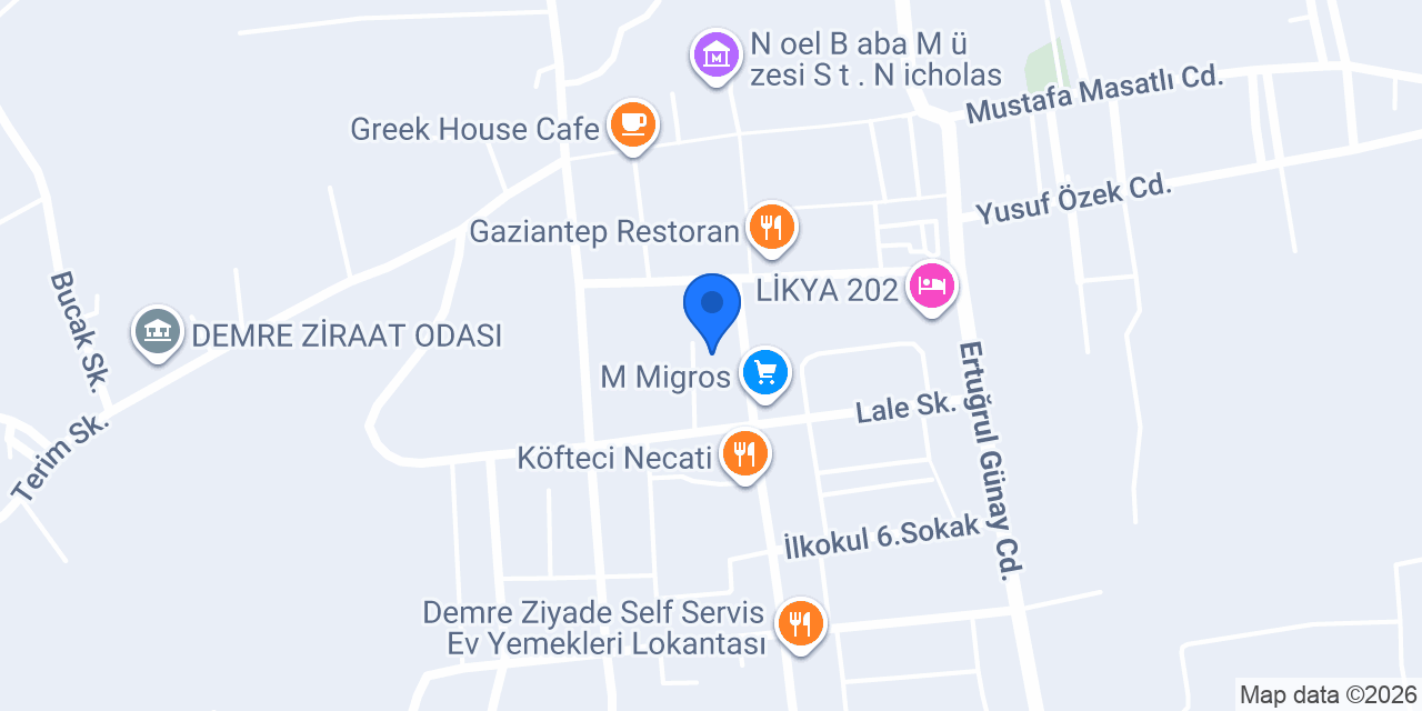 SAYDAM OPTİK konumu