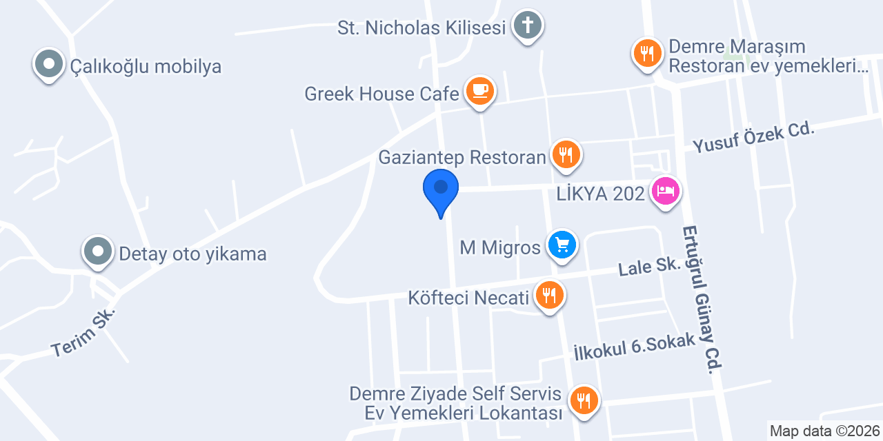 İzelus Klinik konumu