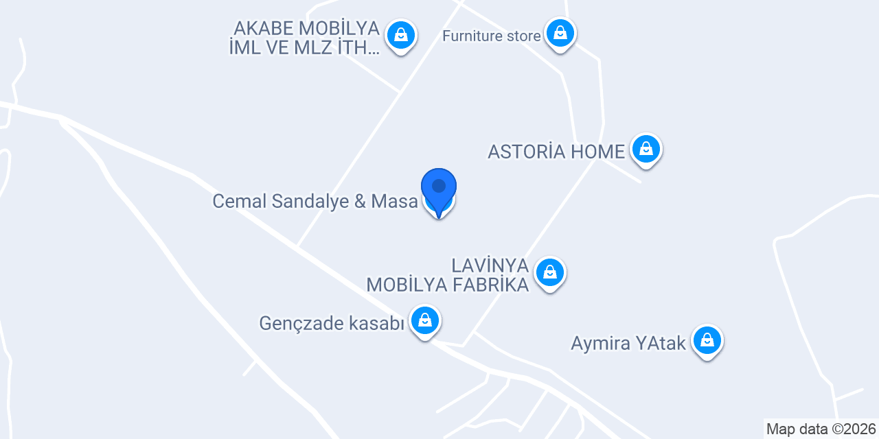 Cemal Sandalye & Masa konumu