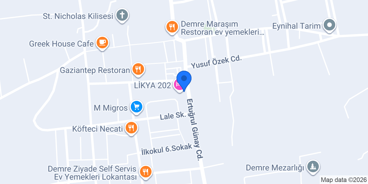 Özel Demreliler Sürücü Kursu konumu