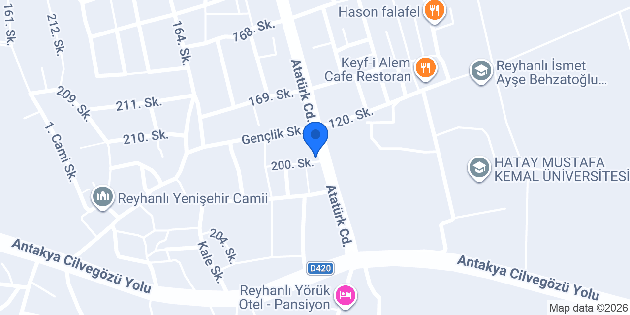 Ahmet usta dürüm&kebap konumu