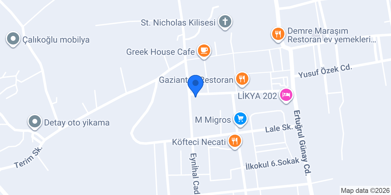 Çikolata Evim Demre konumu