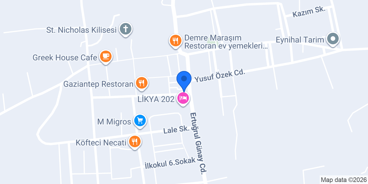 Ay Yıldız Kuaför konumu