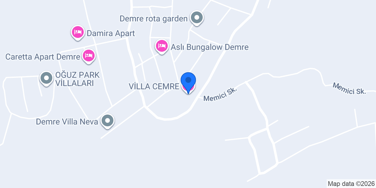 VİLLA CEMRE konumu