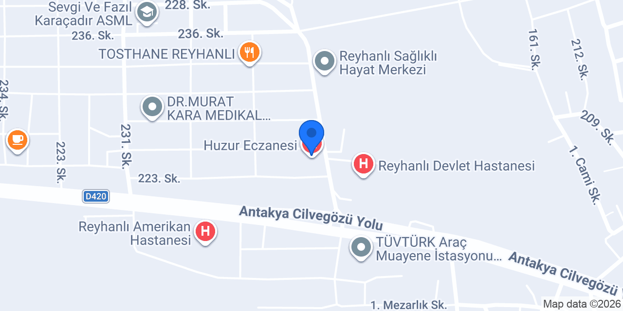Hacıoğlu Eczanesi konumu