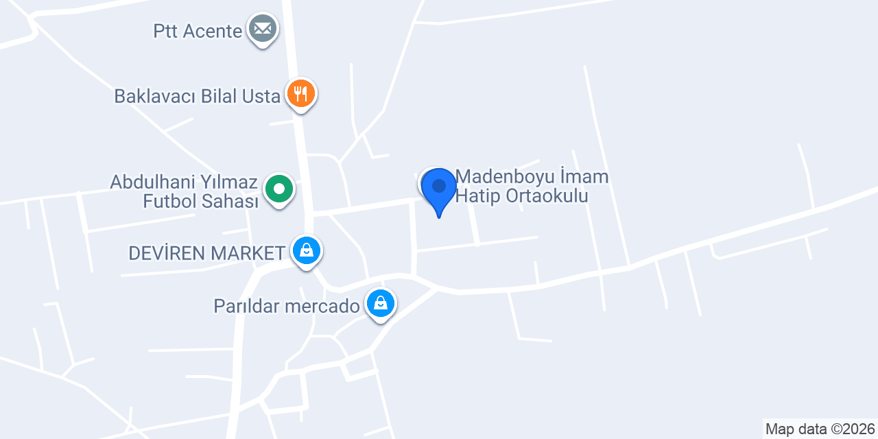 Madenboyu İmam Hatip Ortaokulu konumu