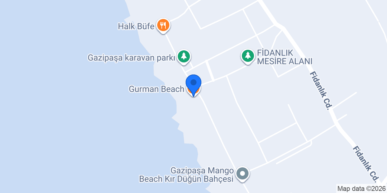 Gurman Beach konumu