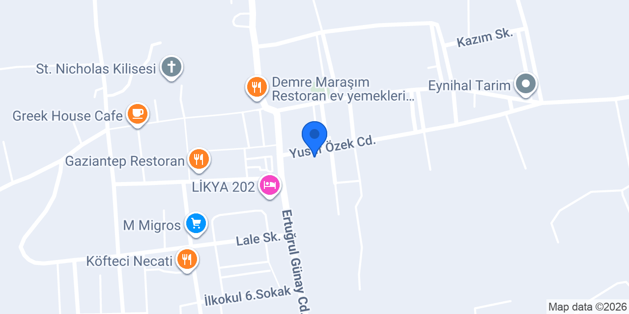 Demre Akcanlar Sigorta konumu
