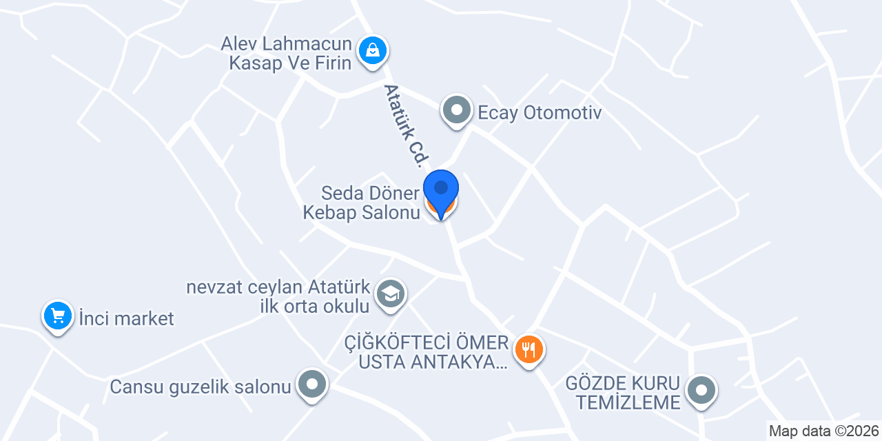 Seda Döner Kebap Salonu konumu
