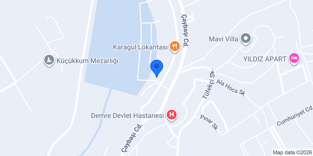 Özek kuaför konumu