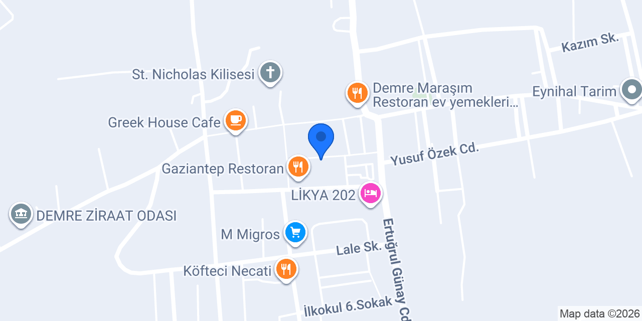 Afitap Tatlı Dünyası konumu