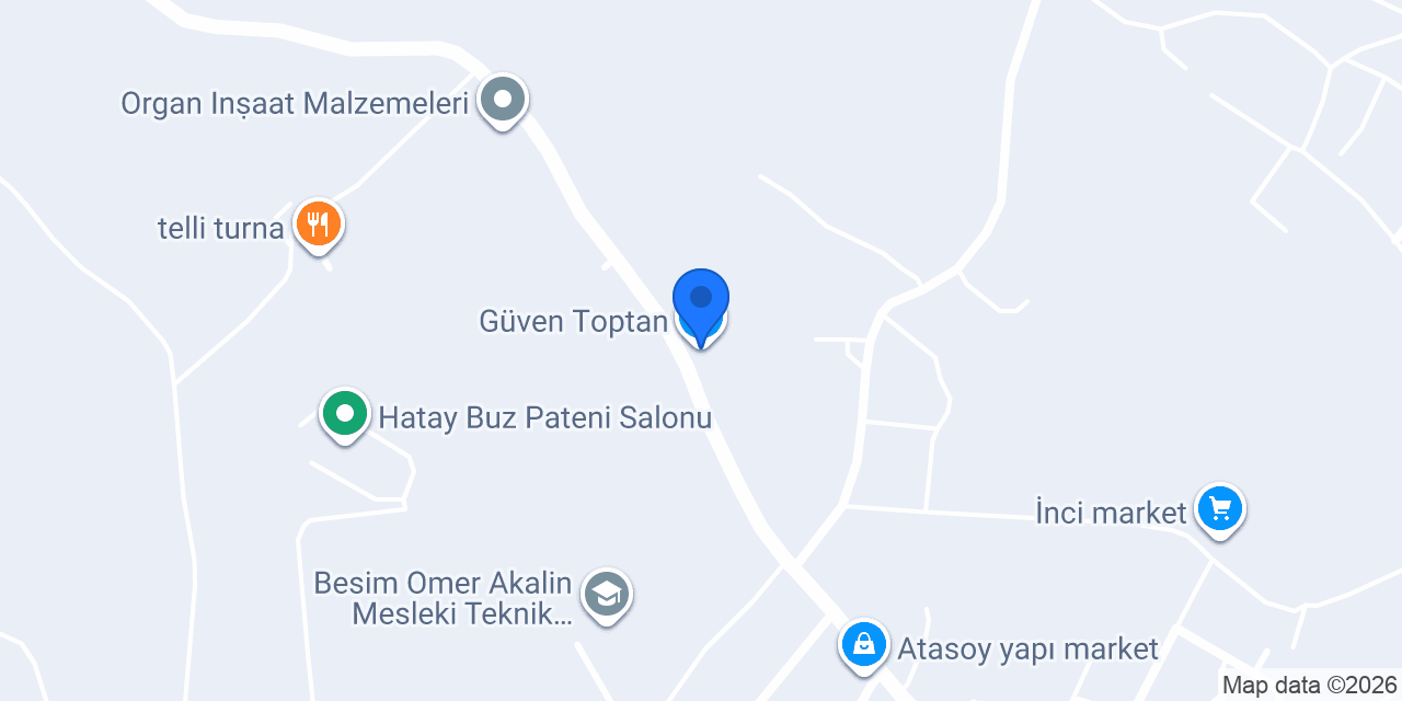 Güven Toptan konumu