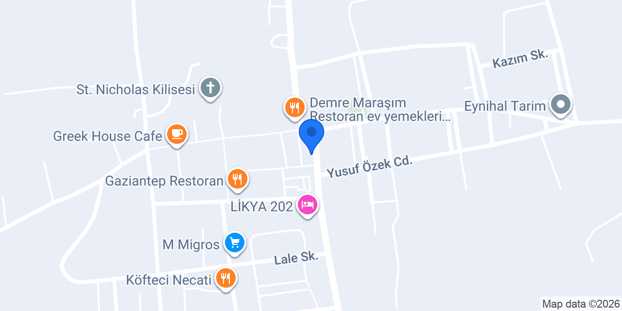 Aydoğan Hırdavat ticaret konumu