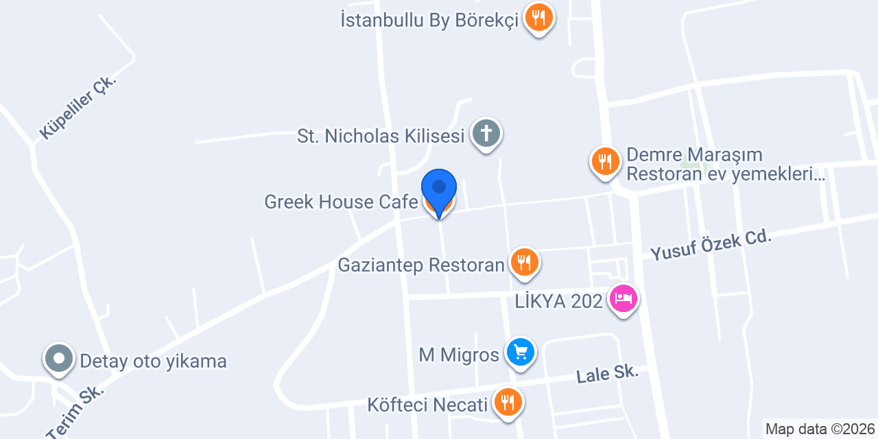 Greek House Cafe konumu