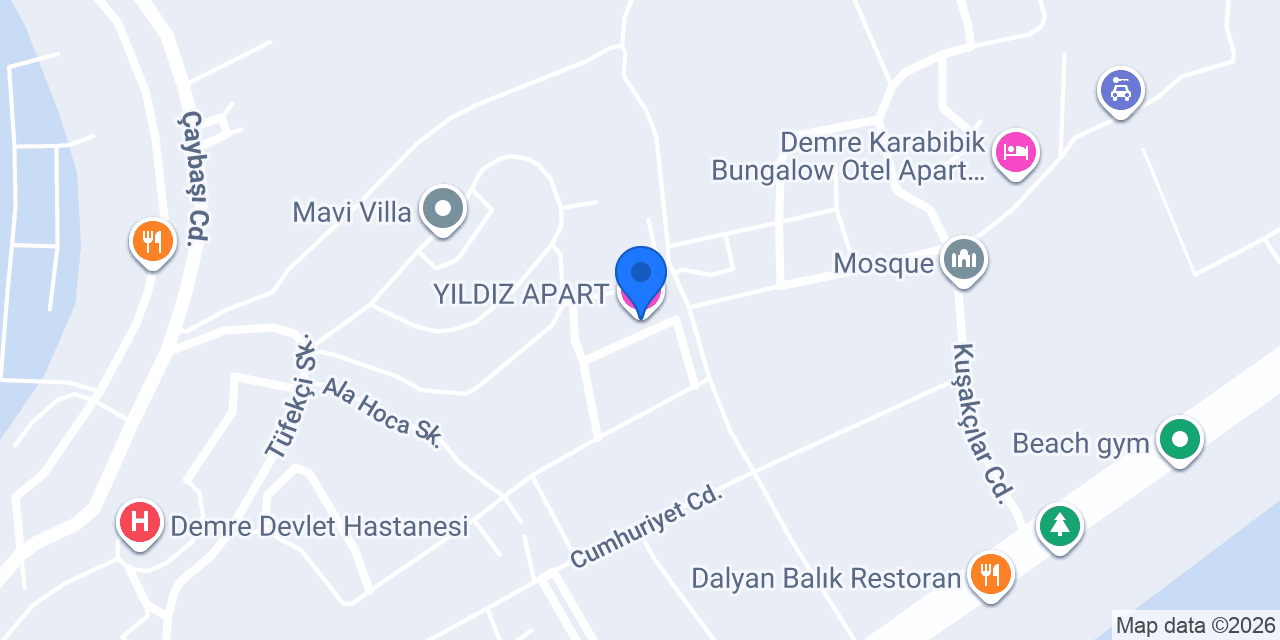 YILDIZ APART konumu