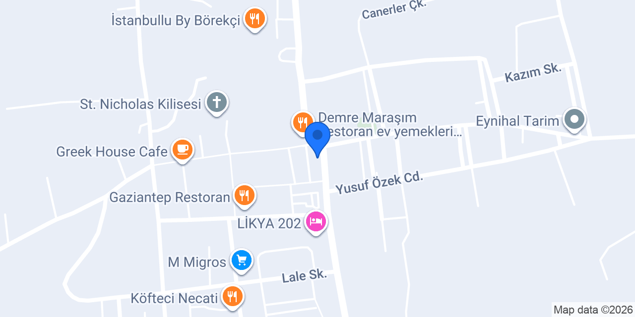 Defne Telekom konumu