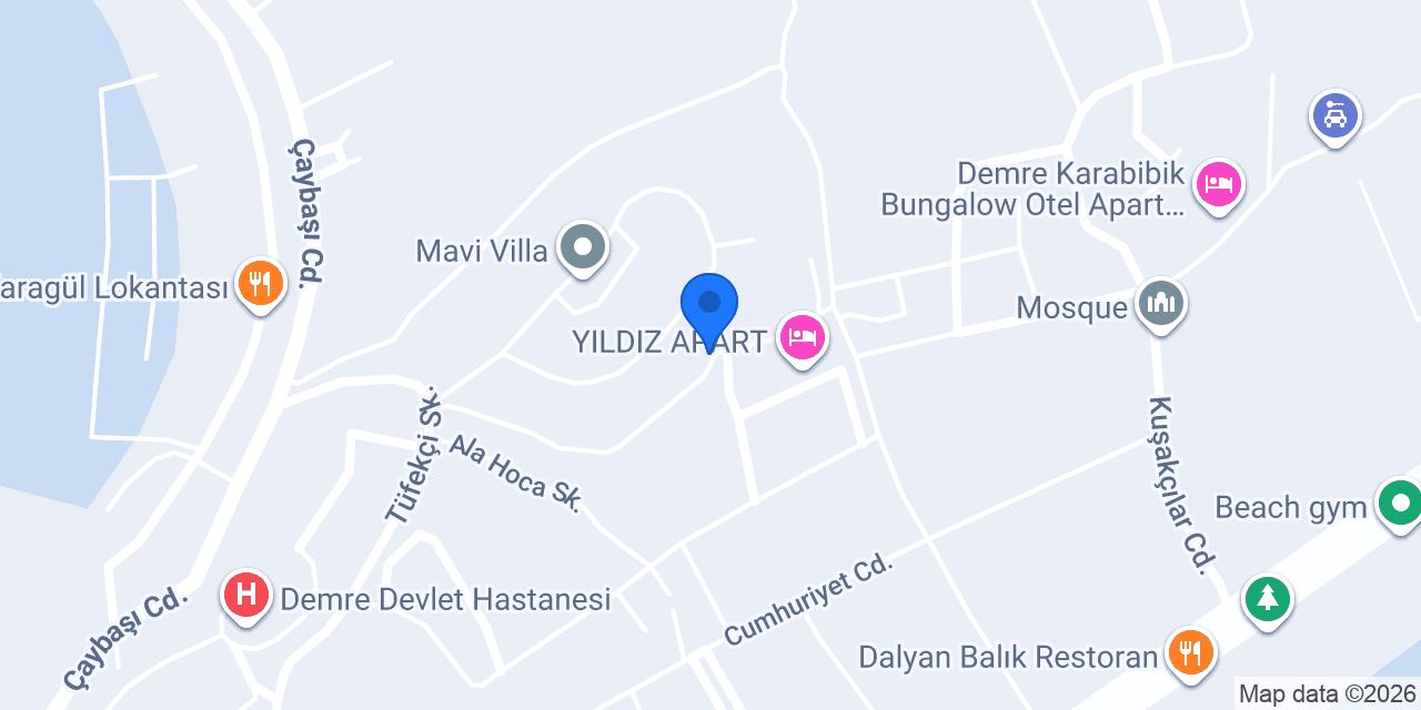 Deniz Apart konumu