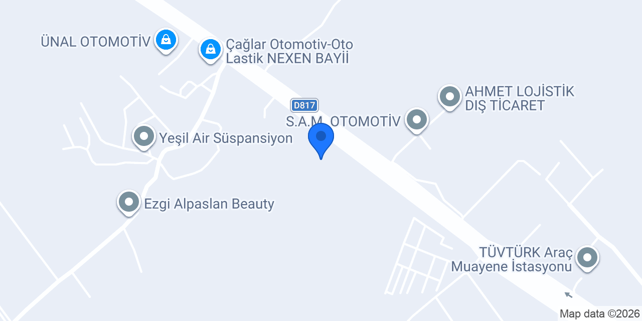 ALİ RENDE OTO LASTİK konumu