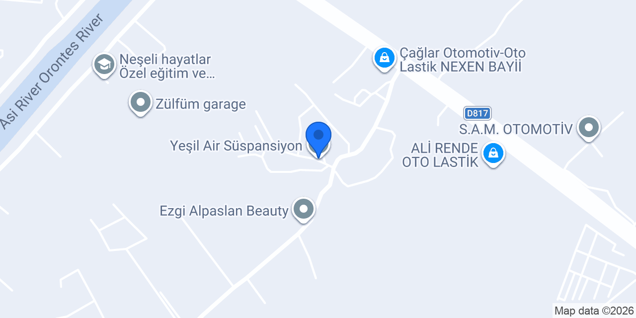 Yeşil Air Süspansiyon konumu