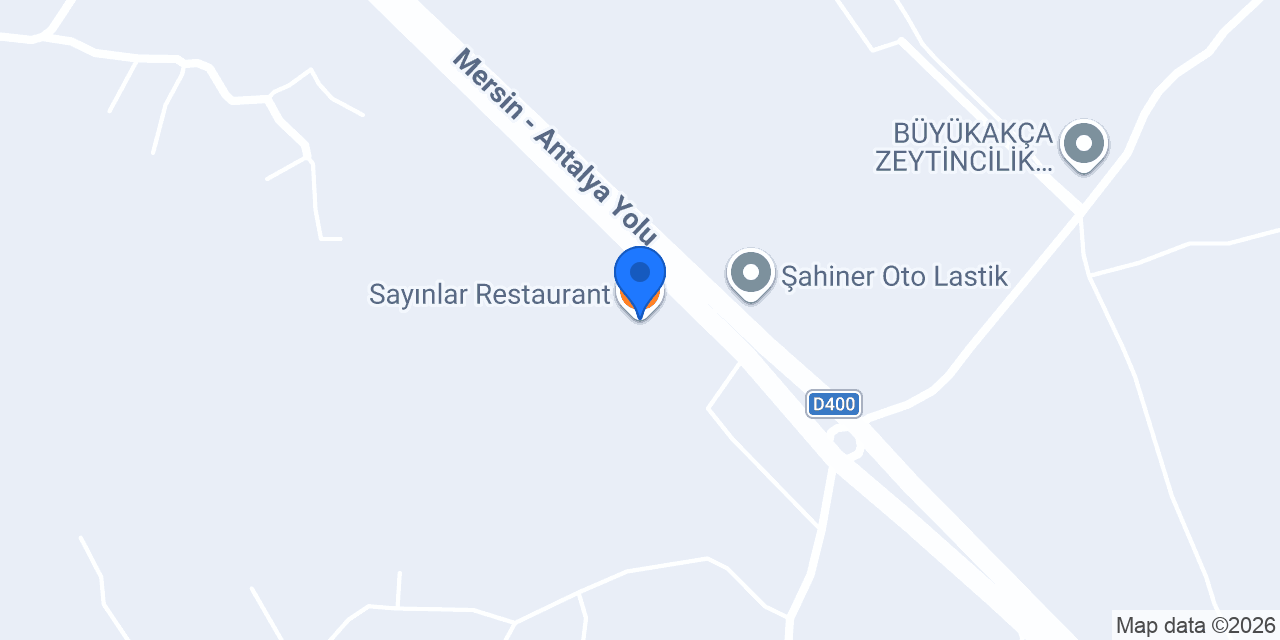 Sayınlar Restaurant konumu