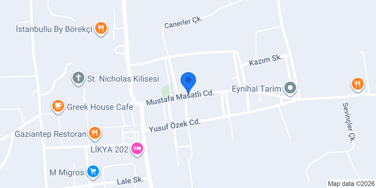 KARACA CAFE & BİSTRO konumu