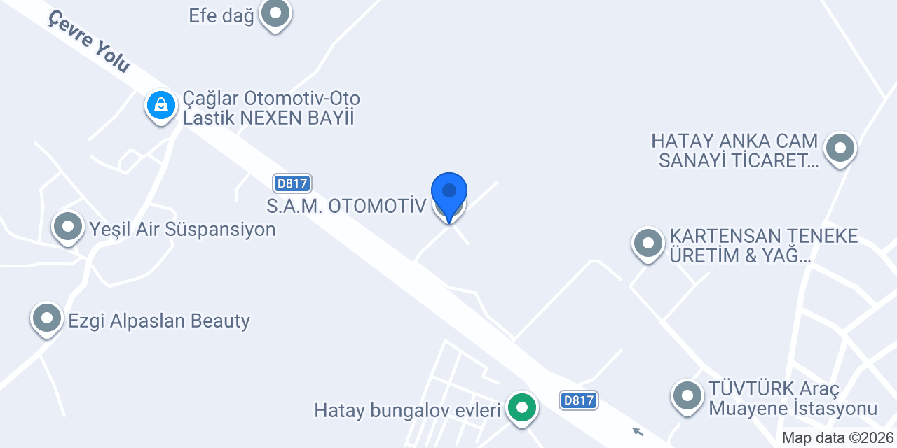 S.A.M. OTOMOTİV konumu